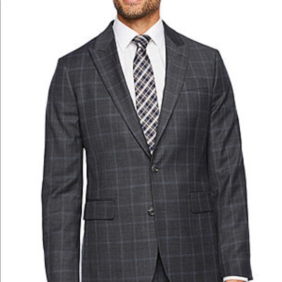 Stafford Other - NWT-Stafford Travel Mens  Grey Checked Jacket
